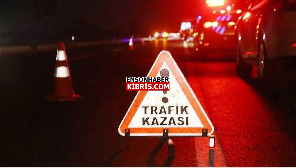 Girne'de kaza… Sürücü vaka yerinden firar etti!