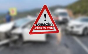 Girne-Tatlısu ana yolunda trafik kazası… 2 şahıs yaralandı