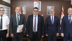 Berova, Kıbrıs Vakıflar Bankası Genel Müdürünü kabul etti…