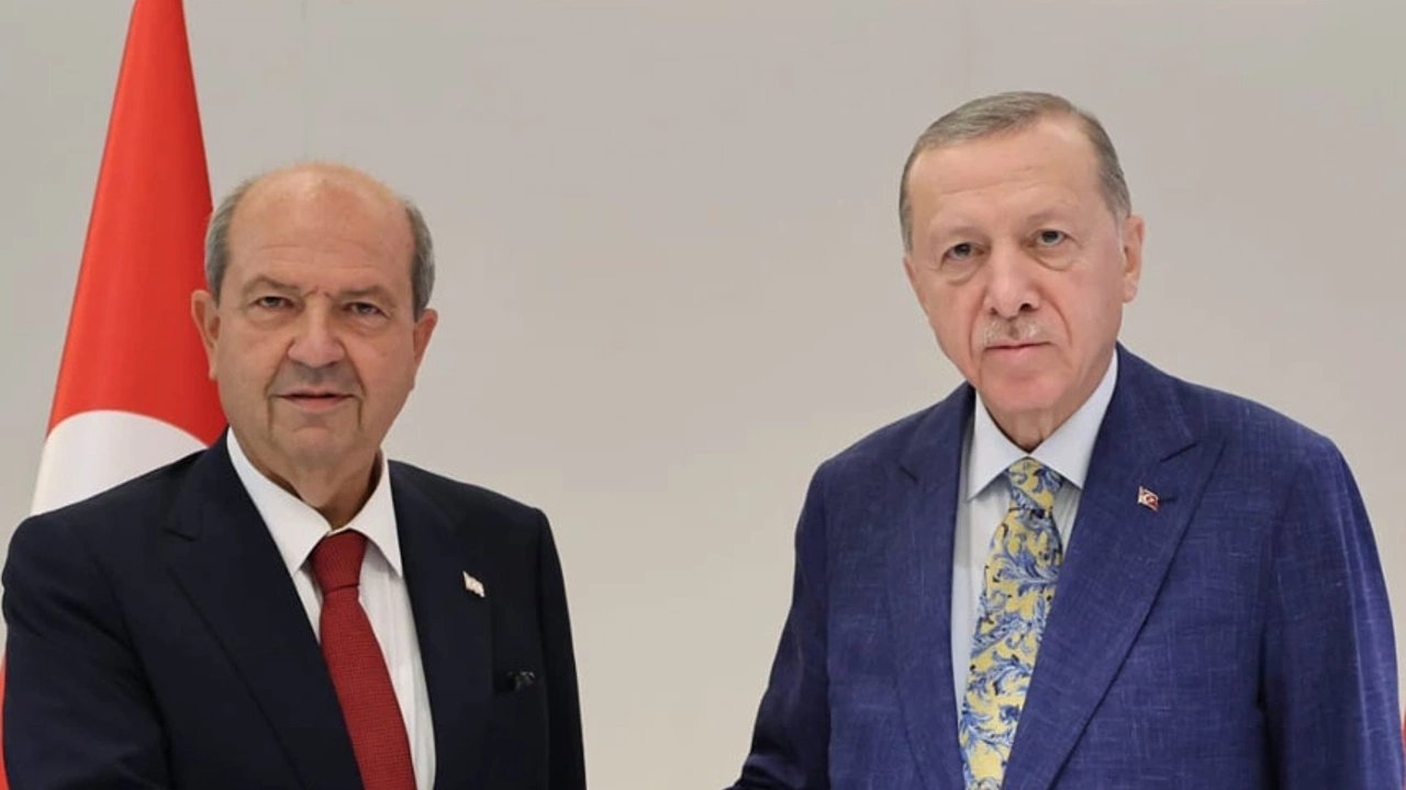 Cumhurbaşkanı Tatar, Türkiye Cumhurbaşkanı Erdoğan ile görüştü