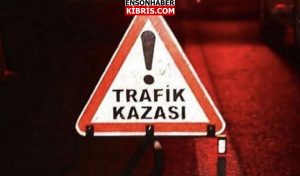 Gene alkol… Girne'de 2 trafik kazası
