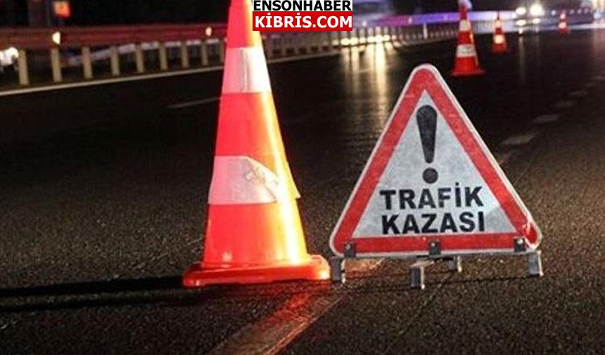 Gene alkol gene kaza… Lefkoşa ve Girne'de trafik kazası