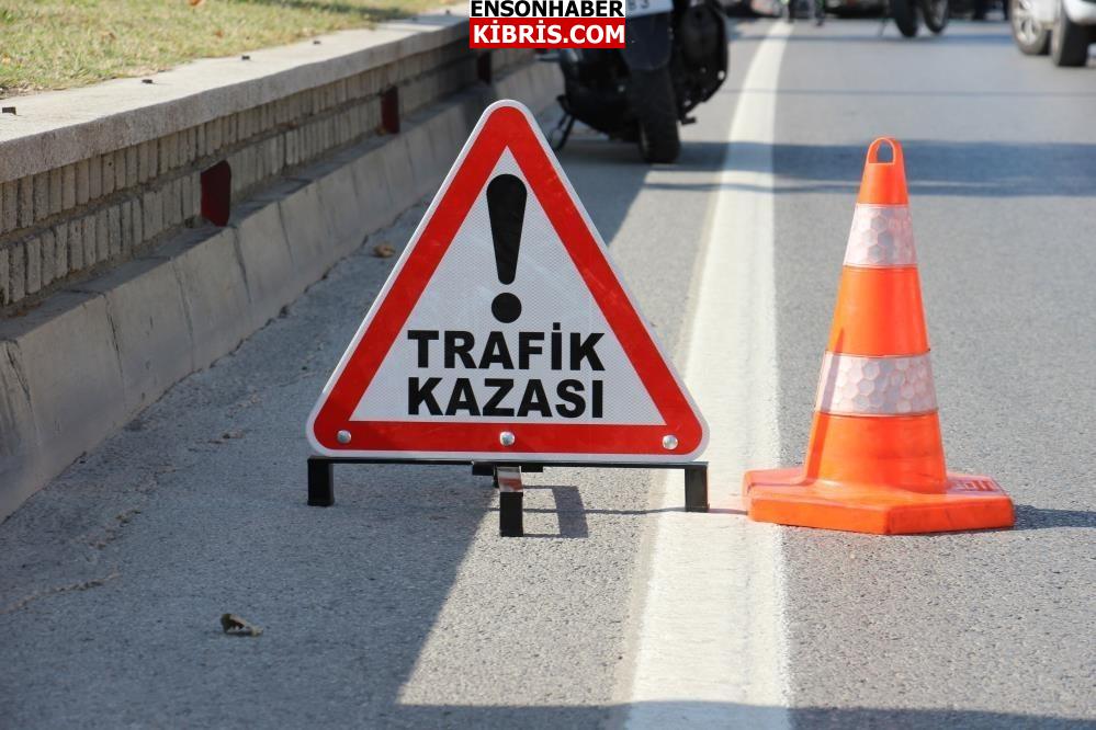 Girne’de trafik kazası…1 şahıs yaralandı