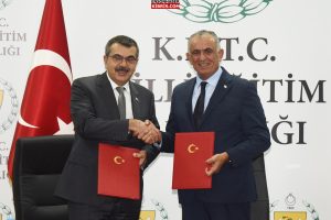 Türkiye ve KKTC Ulusal Eğitim Bakanlıkları içinde protokol imzalandı…
