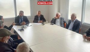 Ziraat ve Organik Kaynaklar Bakanı Çavuş UBP Güzelyurt İlçe binasını ziyaret etti