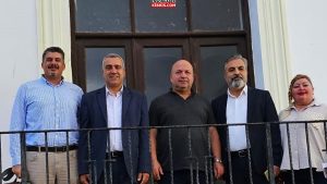 Erenköy-Karpaz Belediye Başkanı Bakırcı, Mahalli Yönetimler Müdürü Dökmen’i kabul etti