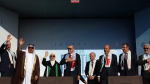 İstanbul’daki “Büyük Filistin Mitingi”ne Cumhurbaşkanı Tatar da katıldı