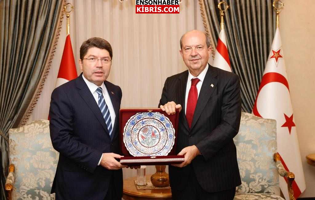 Cumhurbaşkanı Tatar, Türkiye Hakkaniyet Bakanı Tunç’u kabul etti